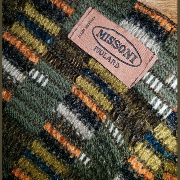 {Missoni} Wool Fringe Scarf Shawl Poncho. O/S - Picture 8 of 8